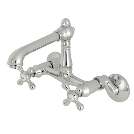 English Country KS7221AX 6-Inch Adjustable Center Wall Mount Kitchen Faucet KS7221AX